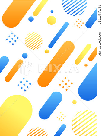 Colorful geometric pattern background material Colorful geometric pattern background material 111197185