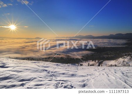 A sunny day in winter 111197313