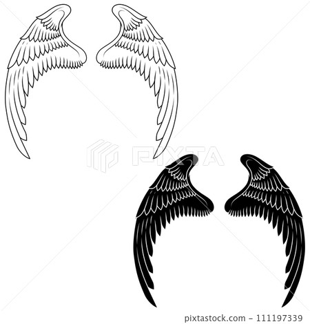 Angel wings 111197339