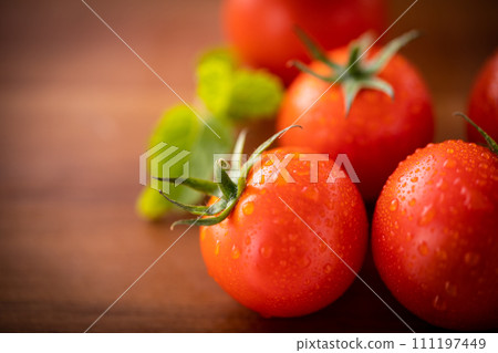 Fresh mini tomatoes Fresh mini tomatoes 111197449