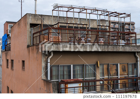 Old and very beautiful building in Fukuyama City, Hiroshima Prefecture, Japan Old and very beautiful building in Fukuyama City, Hiroshima Prefecture, Japan 111197678