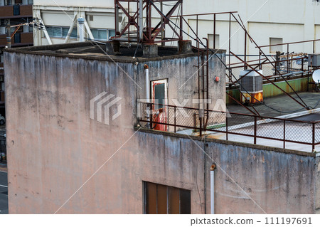 Old and very beautiful building in Fukuyama City, Hiroshima Prefecture, Japan Old and very beautiful building in Fukuyama City, Hiroshima Prefecture, Japan 111197691