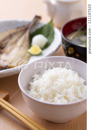 Freshly cooked rice Freshly cooked rice 111197820