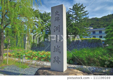 晴天淡路國「洲本城」的風景 晴天淡路國「洲本城」的風景 111199169