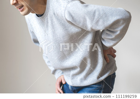 背痛、身體部位、沒有臉的男人 111199259