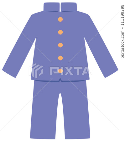 Simple school run icon (winter clothes)/uniform Simple school run icon (winter clothes)/uniform 111199299