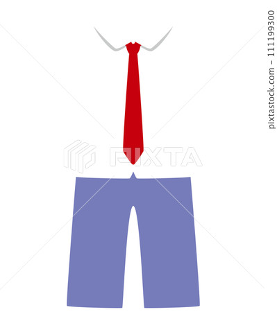 Simple male school uniform icon (summer uniform without belt)/uniform 111199300