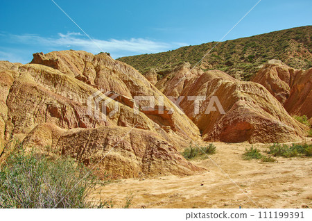Fairy Tale Canyon. Kyrgyzstan.Central Asia 111199391