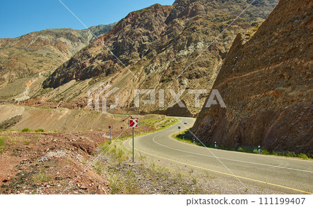 New North-South route, Kyrgyzstan. 111199407