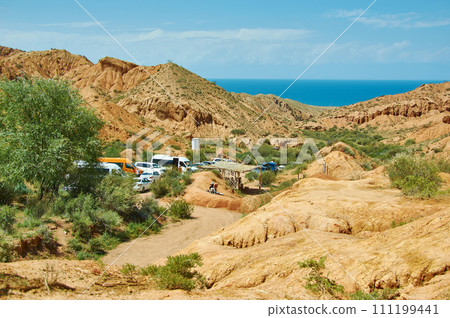 Fairy Tale Canyon, Kyrgyzstan.Central Asia Fairy Tale Canyon, Kyrgyzstan.Central Asia 111199441