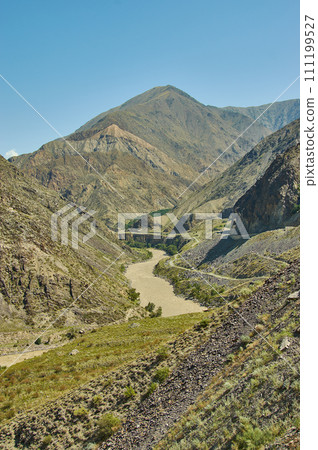 New North-South route, Kyrgyzstan. 111199527