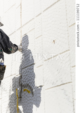 Residential exterior wall repair work Exterior wall crack repair work Residential exterior wall repair work Exterior wall crack repair work 111199712