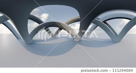abstract architecture concrete Arch in the Sky 360 panorama vr environment map abstract architecture concrete Arch in the Sky 360 panorama vr environment map 111204084