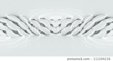 white empty abstract futuristic room 360 panorama vr environment map 111204216