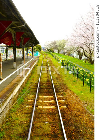從天龍濱名湖鐵道木賀站車窗看到的景色 111204318