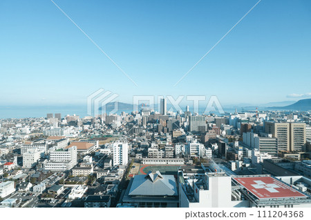 View of Takamatsu city from Kagawa Prefectural Office (taken in January 2024) 111204368