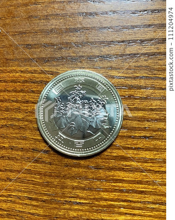 500日圓雙色硬幣正面 500日圓雙色硬幣正面 111204974