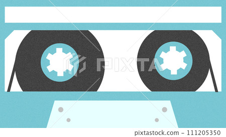 復古盒式磁帶郵票風格背景 111205350