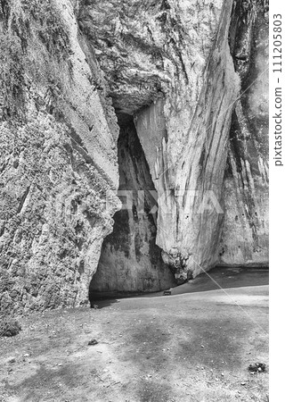 Cave of the Cordari, archaeological site in Syracuse, Sicily, Italy 111205803