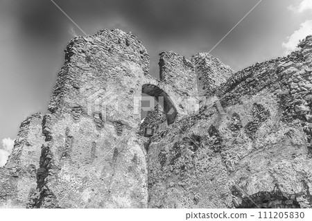 Ruins of an old castle in south of Italy Ruins of an old castle in south of Italy 111205830