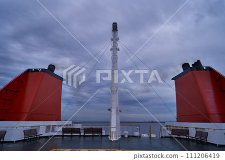 Osaka prefecture ferry deck 111206419