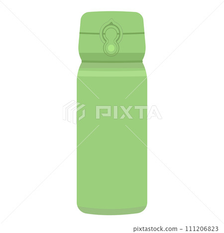 綠色水瓶插畫 綠色水瓶插畫 111206823