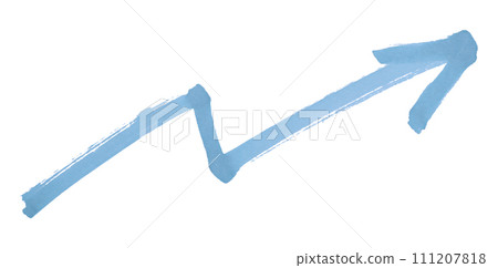 Light blue arrows isolated on white background. 111207818