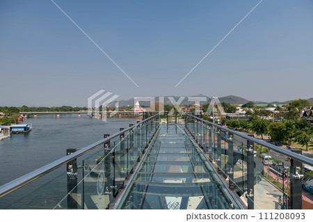 Skywalk and outdoor observation Deck in Kanchanaburi, Thailand Skywalk and outdoor observation Deck in Kanchanaburi, Thailand 111208093