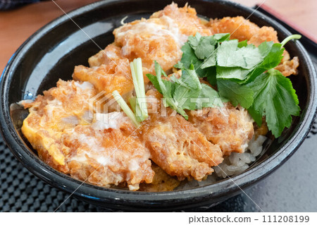 Delicious Japanese food “Katsudon” Delicious Japanese food “Katsudon” 111208199