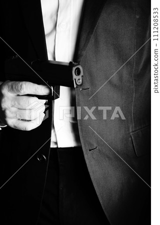 Retro secret agent gun 111208533