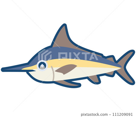 可愛的白馬林魚插圖 可愛的白馬林魚插圖 111209091
