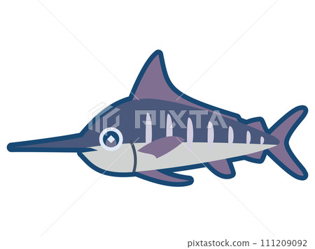 可愛的黑馬林魚圖 可愛的黑馬林魚圖 111209092