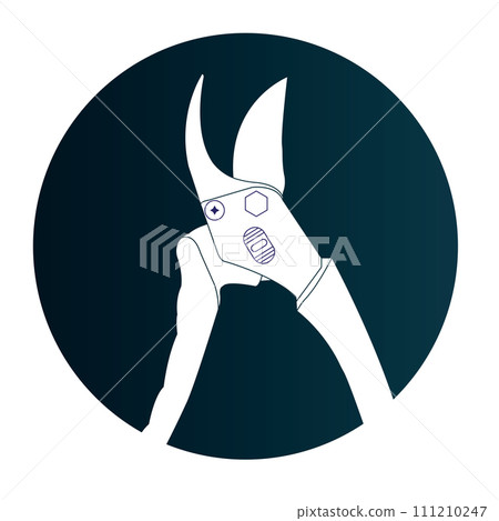 Grass clipper icon 111210247