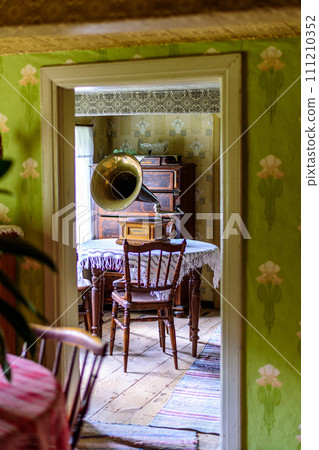 Interior in old swedish home. 111210352