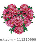 heart, flower, rose 111210999