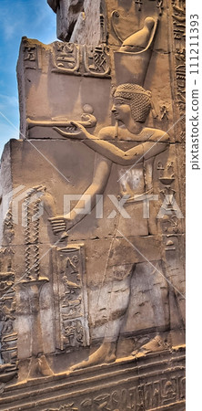 ancient Egyptian hieroglyphs of great quality and variety 111211393