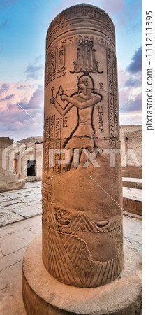 ancient Egyptian hieroglyphs of great quality and variety 111211395