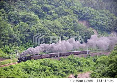 上越線 上牧水上 JR 東日本 D51-498 + 老顧客（高崎）SL Gugut 群馬 111212069