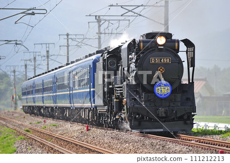 上越線五官沼田 JR 東日本 D51-498+12 系列（高崎）SL 水上 111212213