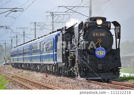 上越線五官沼田 JR 東日本 D51-498+12 系列（高崎）SL 水上 111212218