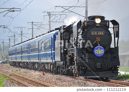 上越線五官沼田 JR 東日本 D51-498+12 系列（高崎）SL 水上 111212219