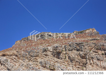 The island Gramvousa and the bay Balos 111212366