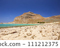 The island Gramvousa and the bay Balos 111212375