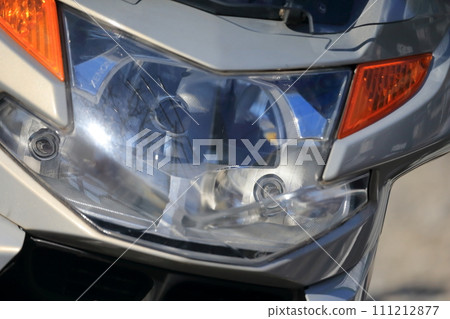 Motorcycle headlight image Motorcycle headlight image 111212877