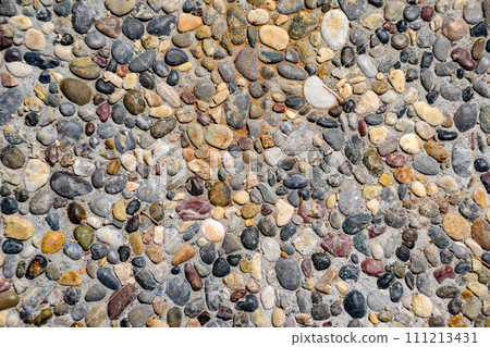 Background texture of the pavement of stone pellets Background texture of the pavement of stone pellets 111213431