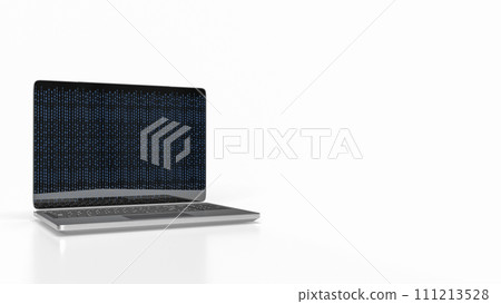 The notebook or laptop for Business or technology concept 3d rendering. The notebook or laptop for Business or technology concept 3d rendering. 111213528