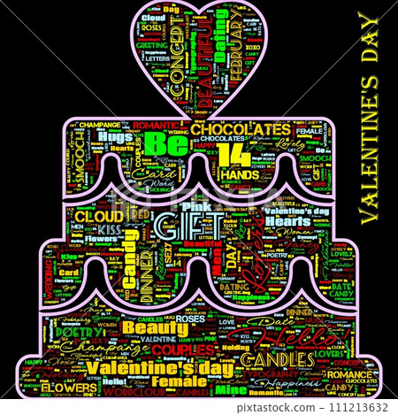 Word Cloud of the Happy Valentibne's Day as background Word Cloud of the Happy Valentibne's Day as background 111213632