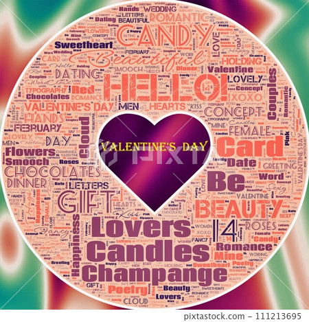 Word Cloud of the Happy Valentibne's Day as background Word Cloud of the Happy Valentibne's Day as background 111213695