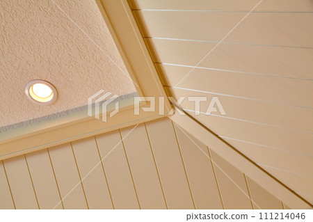 Modern Interior Ceiling Texture and Warm Lighting Detail 111214046