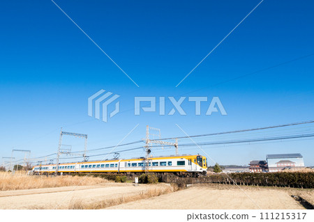[Kintetsu Nara Line] Limited express train passing through Daigokumonzeki 111215317